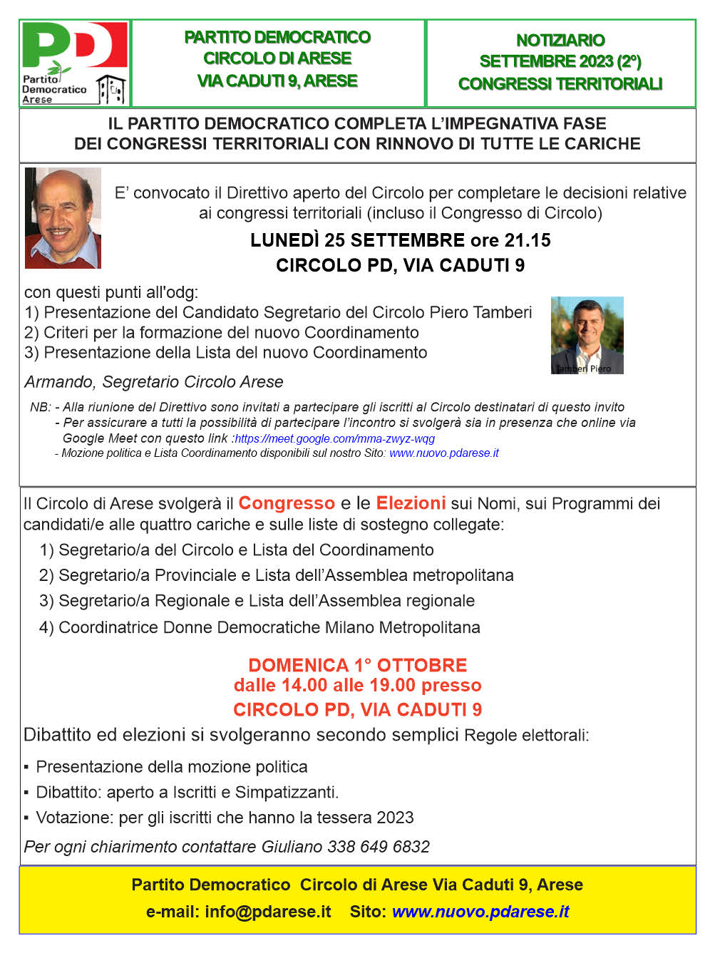 Notiziario Set2023 SitoPD_Congresso